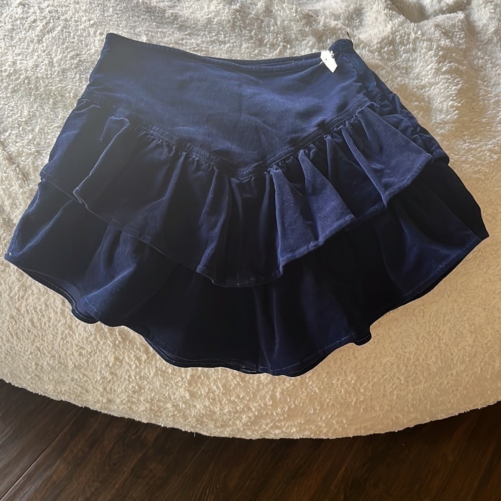 NWT MOTHER The Ruffle Mini Skirt - Picture 6 of 9
